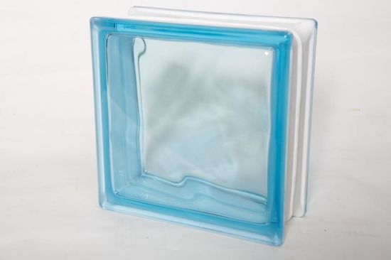 كتلة الزجاج المزخرفة الشفافة الشفافة Wholeslae لتقسيم الجدار الداخلي