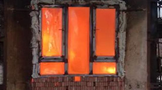 120 دقيقة زجاج متآلف مقاوم للحريق للمباني