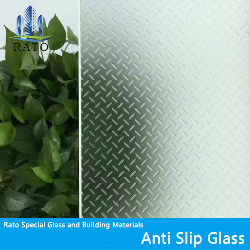 زجاج أرضي عالي الجودة غير قابل للكسر وأرضية زجاجية مغلفة مقاومة للانزلاق