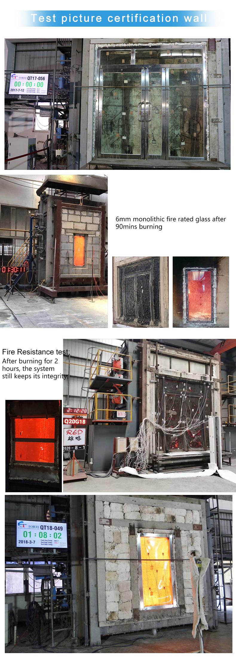 TGP النار مصنفة الزجاج