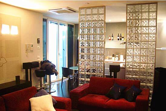 لبنة زجاجية