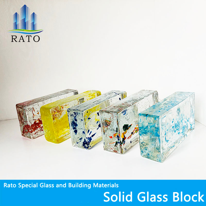 يمكن تخصيص 200X100X50mm بالجملة بلوك زجاجي / قرميد لتزيين الجدار