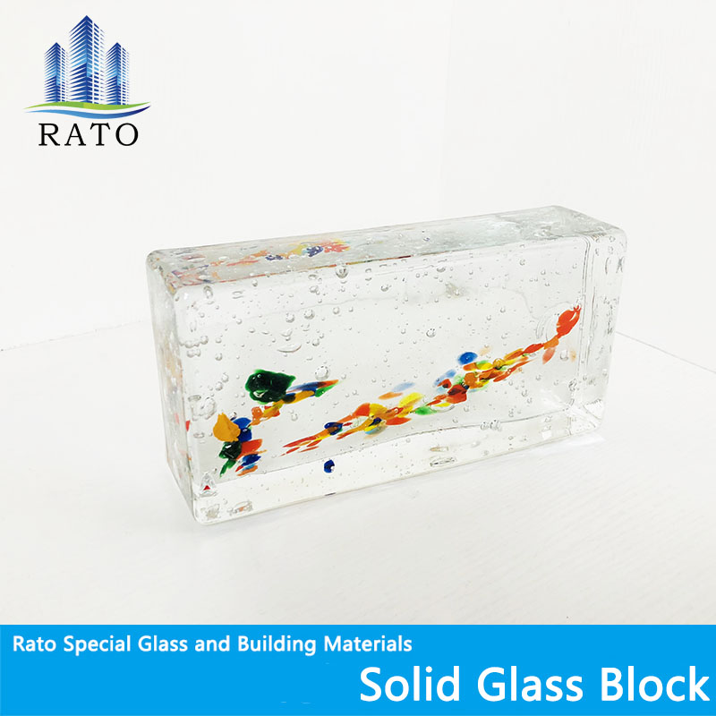 يمكن تخصيص 200X100X50mm بالجملة بلوك زجاجي / قرميد لتزيين الجدار