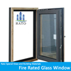 بيع المصنع نافذة زجاجية مقاومة للحريق ذات جودة عالية من الألومنيوم غير معزول